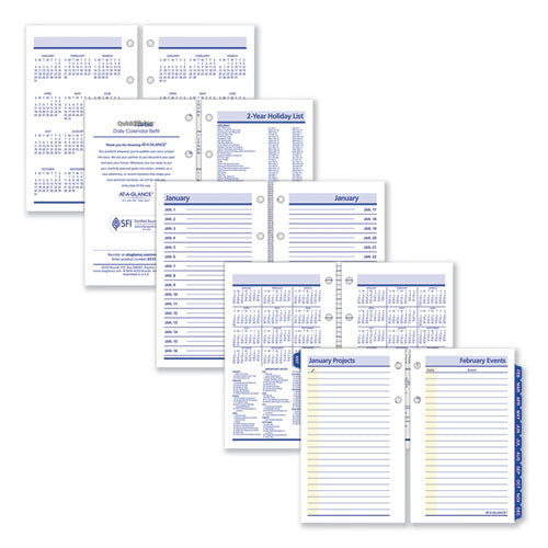 AT-A-GLANCE® wholesale. Quicknotes Desk Calendar Refill, 3.5 X 6, 2021. HSD Wholesale: Janitorial Supplies, Breakroom Supplies, Office Supplies.