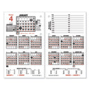 AT-A-GLANCE® wholesale. Burkhart's Day Counter Desk Calendar Refill, 4.5 X 7.38, White, 2021. HSD Wholesale: Janitorial Supplies, Breakroom Supplies, Office Supplies.