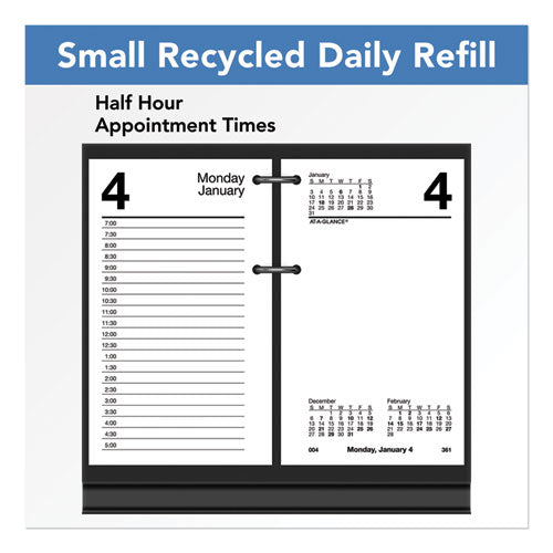 AT-A-GLANCE® wholesale. Recycled Desk Calendar Refill, 3.5 X 6, White, 2021. HSD Wholesale: Janitorial Supplies, Breakroom Supplies, Office Supplies.