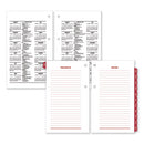 AT-A-GLANCE® wholesale. Desk Calendar Refill With Tabs, 6 X 3.5, White, 2021. HSD Wholesale: Janitorial Supplies, Breakroom Supplies, Office Supplies.