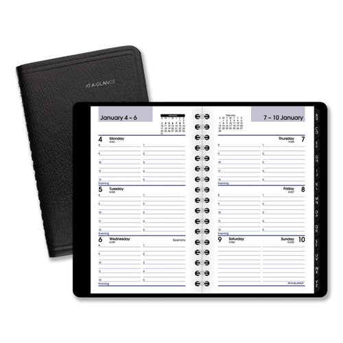 AT-A-GLANCE® wholesale. Weekly Pocket Appt. Book, Telephone-address Section, 6 X 3.5, Black, 2021. HSD Wholesale: Janitorial Supplies, Breakroom Supplies, Office Supplies.