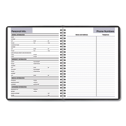 AT-A-GLANCE® wholesale. Monthly Planner, 8.75 X 7, Black, 2021. HSD Wholesale: Janitorial Supplies, Breakroom Supplies, Office Supplies.