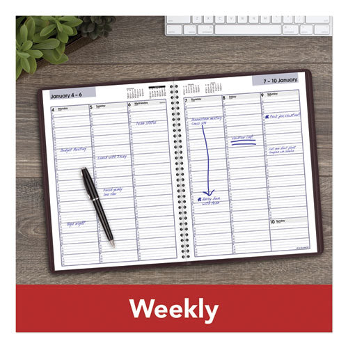 AT-A-GLANCE® wholesale. Weekly Appointment Book, 11 X 8, Burgundy, 2021. HSD Wholesale: Janitorial Supplies, Breakroom Supplies, Office Supplies.