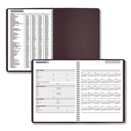 AT-A-GLANCE® wholesale. Weekly Appointment Book, 11 X 8, Burgundy, 2021. HSD Wholesale: Janitorial Supplies, Breakroom Supplies, Office Supplies.