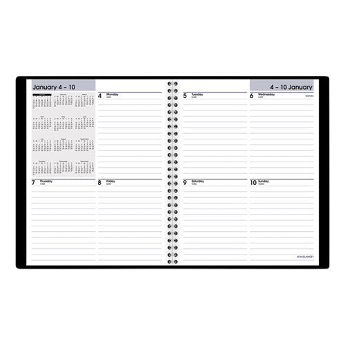 AT-A-GLANCE® wholesale. Open-schedule Weekly Appointment Book, 8.75 X 7, Black, 2021. HSD Wholesale: Janitorial Supplies, Breakroom Supplies, Office Supplies.