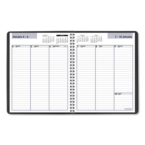 AT-A-GLANCE® wholesale. Weekly Planner, 8.75 X 7, Black, 2021. HSD Wholesale: Janitorial Supplies, Breakroom Supplies, Office Supplies.