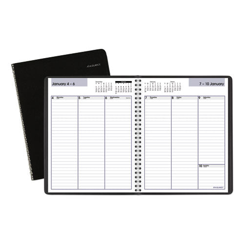 AT-A-GLANCE® wholesale. Weekly Planner, 8.75 X 7, Black, 2021. HSD Wholesale: Janitorial Supplies, Breakroom Supplies, Office Supplies.