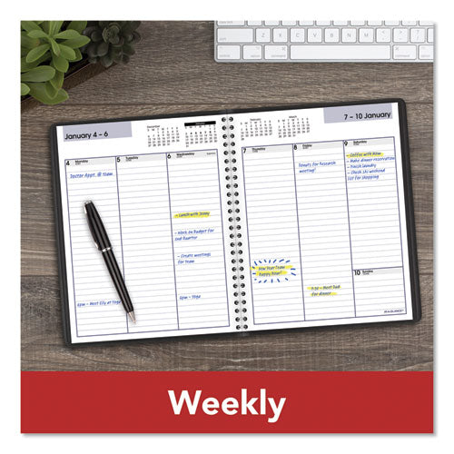 AT-A-GLANCE® wholesale. Weekly Planner, 8.75 X 7, Black, 2021. HSD Wholesale: Janitorial Supplies, Breakroom Supplies, Office Supplies.