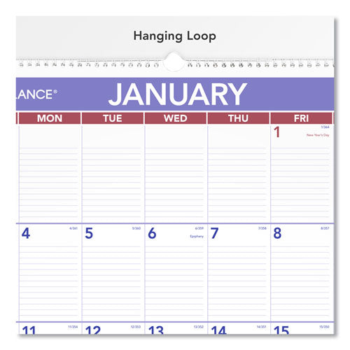 AT-A-GLANCE® wholesale. Monthly Wall Calendar With Ruled Daily Blocks, 20 X 30, White, 2021. HSD Wholesale: Janitorial Supplies, Breakroom Supplies, Office Supplies.