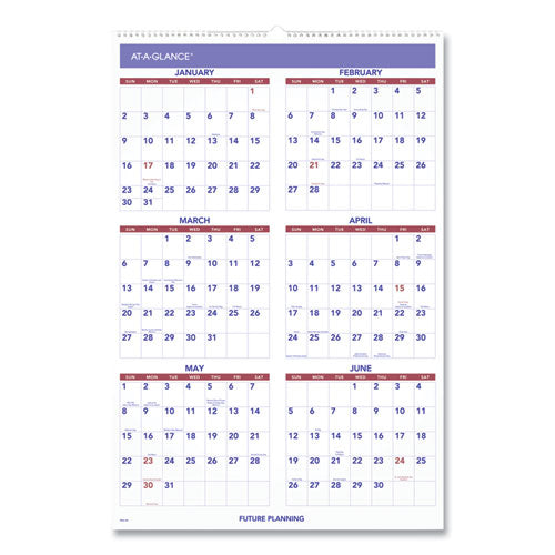 AT-A-GLANCE® wholesale. Monthly Wall Calendar With Ruled Daily Blocks, 20 X 30, White, 2021. HSD Wholesale: Janitorial Supplies, Breakroom Supplies, Office Supplies.