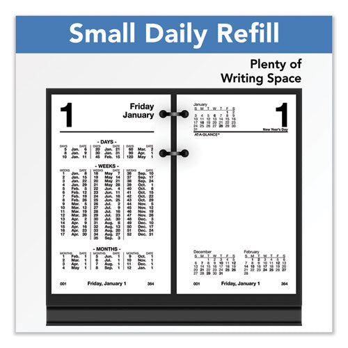 AT-A-GLANCE® wholesale. Financial Desk Calendar Refill, 3.5 X 6, White, 2021. HSD Wholesale: Janitorial Supplies, Breakroom Supplies, Office Supplies.