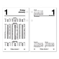 AT-A-GLANCE® wholesale. Financial Desk Calendar Refill, 3.5 X 6, White, 2021. HSD Wholesale: Janitorial Supplies, Breakroom Supplies, Office Supplies.