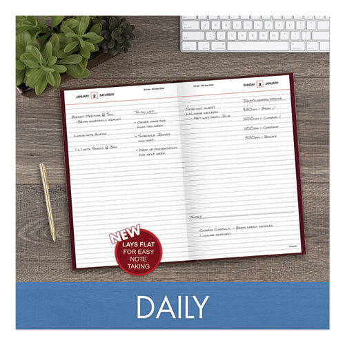AT-A-GLANCE® wholesale. Standard Diary Daily Diary, Recycled, Red, 12.13 X 7.69, 2021. HSD Wholesale: Janitorial Supplies, Breakroom Supplies, Office Supplies.