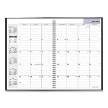 Load image into Gallery viewer, AT-A-GLANCE® wholesale. Monthly Planner, 12 X 8, Black Two-piece Cover, 2020-2021. HSD Wholesale: Janitorial Supplies, Breakroom Supplies, Office Supplies.