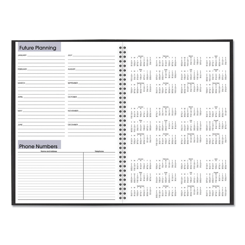 AT-A-GLANCE® wholesale. Monthly Planner, 12 X 8, Black Two-piece Cover, 2020-2021. HSD Wholesale: Janitorial Supplies, Breakroom Supplies, Office Supplies.