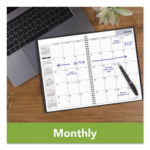 Load image into Gallery viewer, AT-A-GLANCE® wholesale. Monthly Planner, 12 X 8, Black Two-piece Cover, 2020-2021. HSD Wholesale: Janitorial Supplies, Breakroom Supplies, Office Supplies.