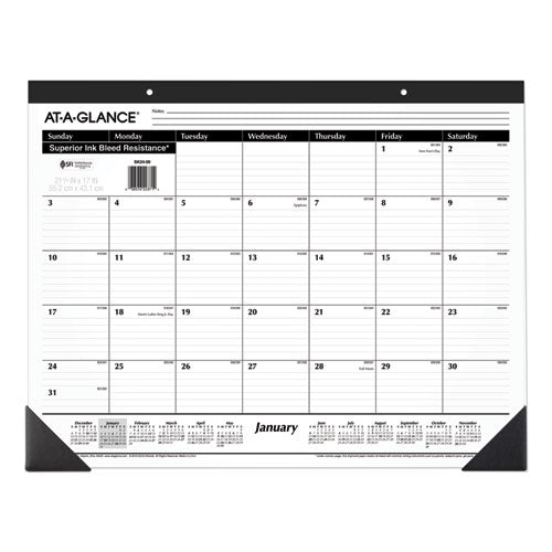 AT-A-GLANCE® wholesale. Ruled Desk Pad, 22 X 17, 2021. HSD Wholesale: Janitorial Supplies, Breakroom Supplies, Office Supplies.