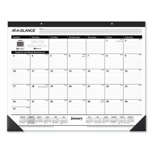 AT-A-GLANCE® wholesale. Ruled Desk Pad, 24 X 19, 2021. HSD Wholesale: Janitorial Supplies, Breakroom Supplies, Office Supplies.