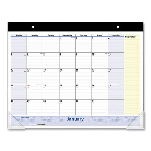 AT-A-GLANCE® wholesale. Quicknotes Desk Pad, 22 X 17, 2021. HSD Wholesale: Janitorial Supplies, Breakroom Supplies, Office Supplies.