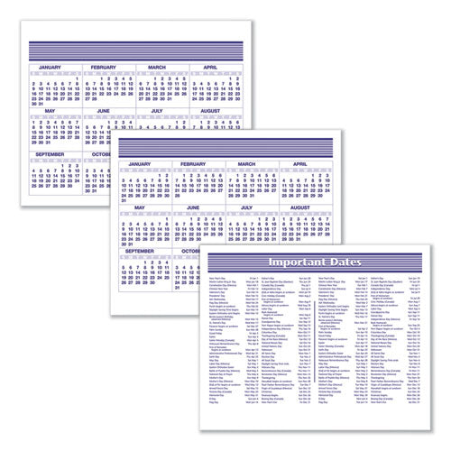 AT-A-GLANCE® wholesale. Flip-a-week Desk Calendar And Base, 7 X 5.5, White, 2021. HSD Wholesale: Janitorial Supplies, Breakroom Supplies, Office Supplies.