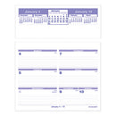 AT-A-GLANCE® wholesale. Flip-a-week Desk Calendar And Base, 7 X 5.5, White, 2021. HSD Wholesale: Janitorial Supplies, Breakroom Supplies, Office Supplies.
