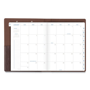 AT-A-GLANCE® wholesale. Signature Collection Monthly Clipfolio, 11 X 8, Distressed Brown, 2021. HSD Wholesale: Janitorial Supplies, Breakroom Supplies, Office Supplies.