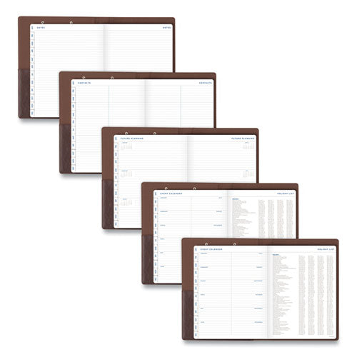AT-A-GLANCE® wholesale. Signature Collection Monthly Clipfolio, 11 X 8, Distressed Brown, 2021. HSD Wholesale: Janitorial Supplies, Breakroom Supplies, Office Supplies.