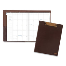 Load image into Gallery viewer, AT-A-GLANCE® wholesale. Signature Collection Monthly Clipfolio, 11 X 8, Distressed Brown, 2021. HSD Wholesale: Janitorial Supplies, Breakroom Supplies, Office Supplies.