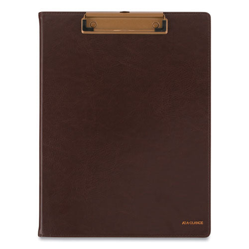 AT-A-GLANCE® wholesale. Signature Collection Monthly Clipfolio, 11 X 8, Distressed Brown, 2021. HSD Wholesale: Janitorial Supplies, Breakroom Supplies, Office Supplies.