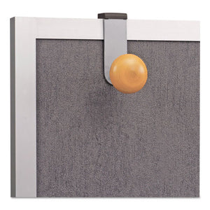 Alba™ wholesale. Cubicle Garment Peg, 1 Hook, 1 1-5 X 1 3-8 X 4 3-10, Metallic Gray. HSD Wholesale: Janitorial Supplies, Breakroom Supplies, Office Supplies.