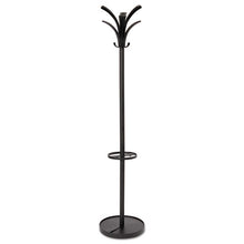 Load image into Gallery viewer, Alba™ wholesale. Brio Coat Stand, 13.75w X 13.75d X 66.25h, Black. HSD Wholesale: Janitorial Supplies, Breakroom Supplies, Office Supplies.