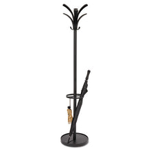 Load image into Gallery viewer, Alba™ wholesale. Brio Coat Stand, 13.75w X 13.75d X 66.25h, Black. HSD Wholesale: Janitorial Supplies, Breakroom Supplies, Office Supplies.