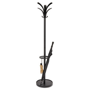 Alba™ wholesale. Brio Coat Stand, 13.75w X 13.75d X 66.25h, Black. HSD Wholesale: Janitorial Supplies, Breakroom Supplies, Office Supplies.