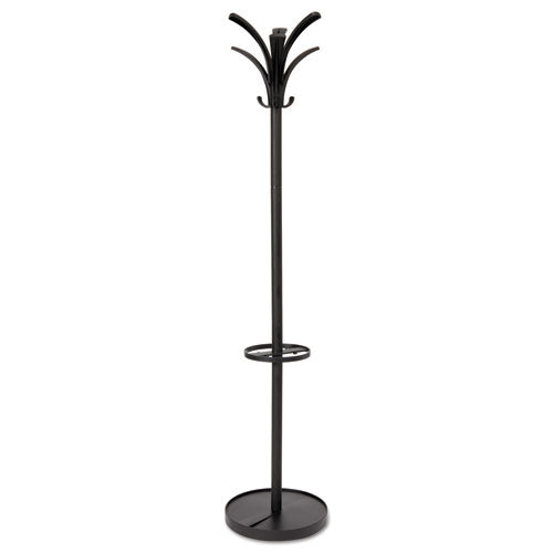 Alba™ wholesale. Brio Coat Stand, 13.75w X 13.75d X 66.25h, Black. HSD Wholesale: Janitorial Supplies, Breakroom Supplies, Office Supplies.