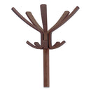 Alba™ wholesale. Café Wood Coat Stand, Ten Peg-five Hook, 21.67w X 21.67d X 69.33h, Espresso Brown. HSD Wholesale: Janitorial Supplies, Breakroom Supplies, Office Supplies.