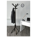 Alba™ wholesale. Café Wood Coat Stand, Ten Peg-five Hook, 21.67w X 21.67d X 69.33h, Espresso Brown. HSD Wholesale: Janitorial Supplies, Breakroom Supplies, Office Supplies.