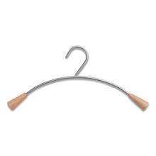 Load image into Gallery viewer, Alba™ wholesale. Metal And Wood Coat Hangers, 6-set, Gray-mahogany. HSD Wholesale: Janitorial Supplies, Breakroom Supplies, Office Supplies.