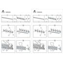 Alba™ wholesale. Wall-mount Coat Hooks, Metal, Silver, 22 Lb, 29.92" X 2.95" X 6.45". HSD Wholesale: Janitorial Supplies, Breakroom Supplies, Office Supplies.