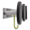 Alba™ wholesale. Over The Door Coat Hook, Metal And Plastic, 3 Pegs, Black. HSD Wholesale: Janitorial Supplies, Breakroom Supplies, Office Supplies.