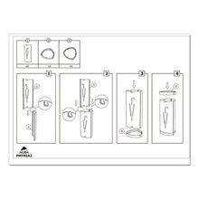 Load image into Gallery viewer, Alba™ wholesale. Triangular Umbrella Stand, 10.25w X 10.25d X 23.67h, Black Steel-plastic. HSD Wholesale: Janitorial Supplies, Breakroom Supplies, Office Supplies.