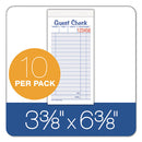 Adams® wholesale. Guest Check Unit Set, Carbonless Duplicate, 6 7-8 X 3 3-8, 50 Forms, 10-pack. HSD Wholesale: Janitorial Supplies, Breakroom Supplies, Office Supplies.