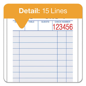 Adams® wholesale. Guest Check Unit Set, Carbonless Duplicate, 6 7-8 X 3 3-8, 50 Forms, 10-pack. HSD Wholesale: Janitorial Supplies, Breakroom Supplies, Office Supplies.