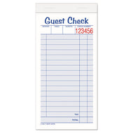 Adams® wholesale. Guest Check Unit Set, Carbonless Duplicate, 6 7-8 X 3 3-8, 50 Forms, 10-pack. HSD Wholesale: Janitorial Supplies, Breakroom Supplies, Office Supplies.