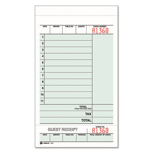 Adams® wholesale. Guest Check Unit Set, Carbonless Duplicate, 7 1-4 X 4 1-4, 250-pack. HSD Wholesale: Janitorial Supplies, Breakroom Supplies, Office Supplies.