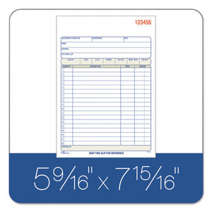 Adams® wholesale. 2-part Sales Book, 7 15-16 X 5 9-16, Carbonless, 50 Sets-book. HSD Wholesale: Janitorial Supplies, Breakroom Supplies, Office Supplies.