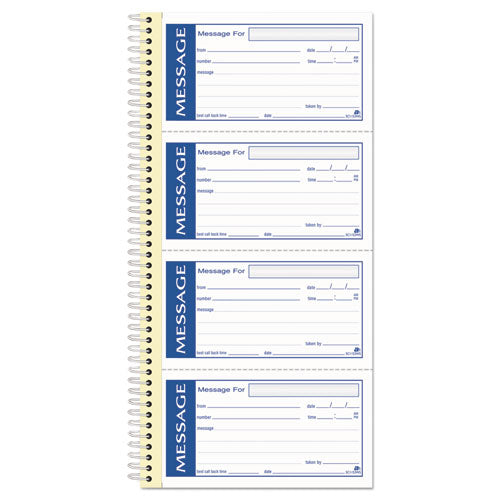 Adams® wholesale. Write 'n Stick Phone Message Pad, 2 3-4 X 4 3-4, Two-part Carbonless, 200 Forms. HSD Wholesale: Janitorial Supplies, Breakroom Supplies, Office Supplies.