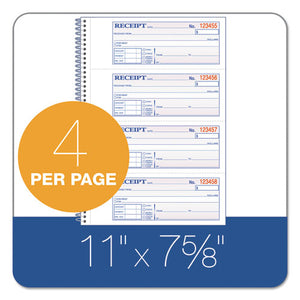 Adams® wholesale. Tops Money-rent Receipt Book, 7 1-8 X 2 3-4, 2-part Carbonless, 200 Sets-book. HSD Wholesale: Janitorial Supplies, Breakroom Supplies, Office Supplies.