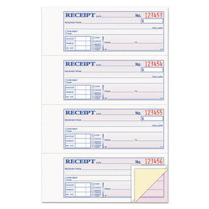 Adams® wholesale. Receipt Book, 7 5-8 X 11, Three-part Carbonless, 100 Forms. HSD Wholesale: Janitorial Supplies, Breakroom Supplies, Office Supplies.