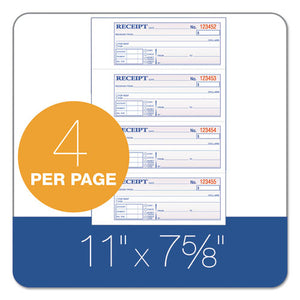 Adams® wholesale. Receipt Book, 7 5-8 X 11, Three-part Carbonless, 100 Forms. HSD Wholesale: Janitorial Supplies, Breakroom Supplies, Office Supplies.