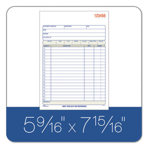 Adams® wholesale. Tops Sales-order Book, 7 15-16 X 5 9-16, 3-part Carbonless, 50 Sets-book. HSD Wholesale: Janitorial Supplies, Breakroom Supplies, Office Supplies.